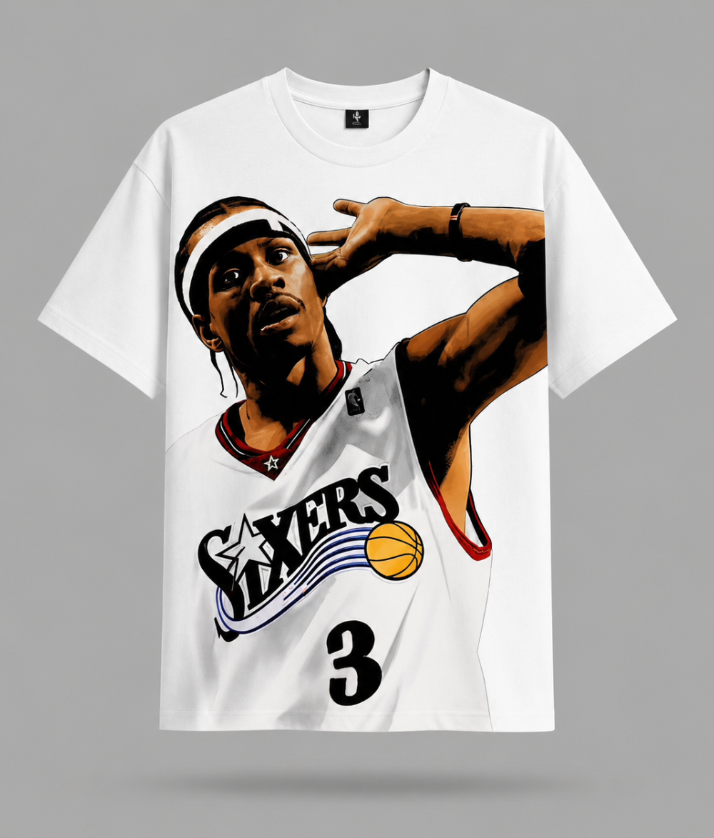 Basketball Legend Graphic Print Men's T-Shirt