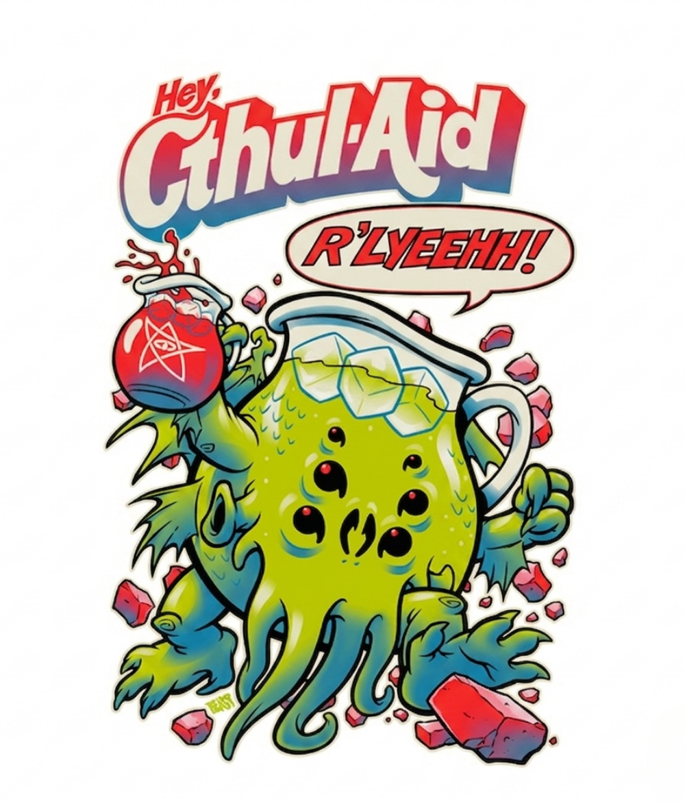 Cosmic Jug Monster DTF Heat Transfer