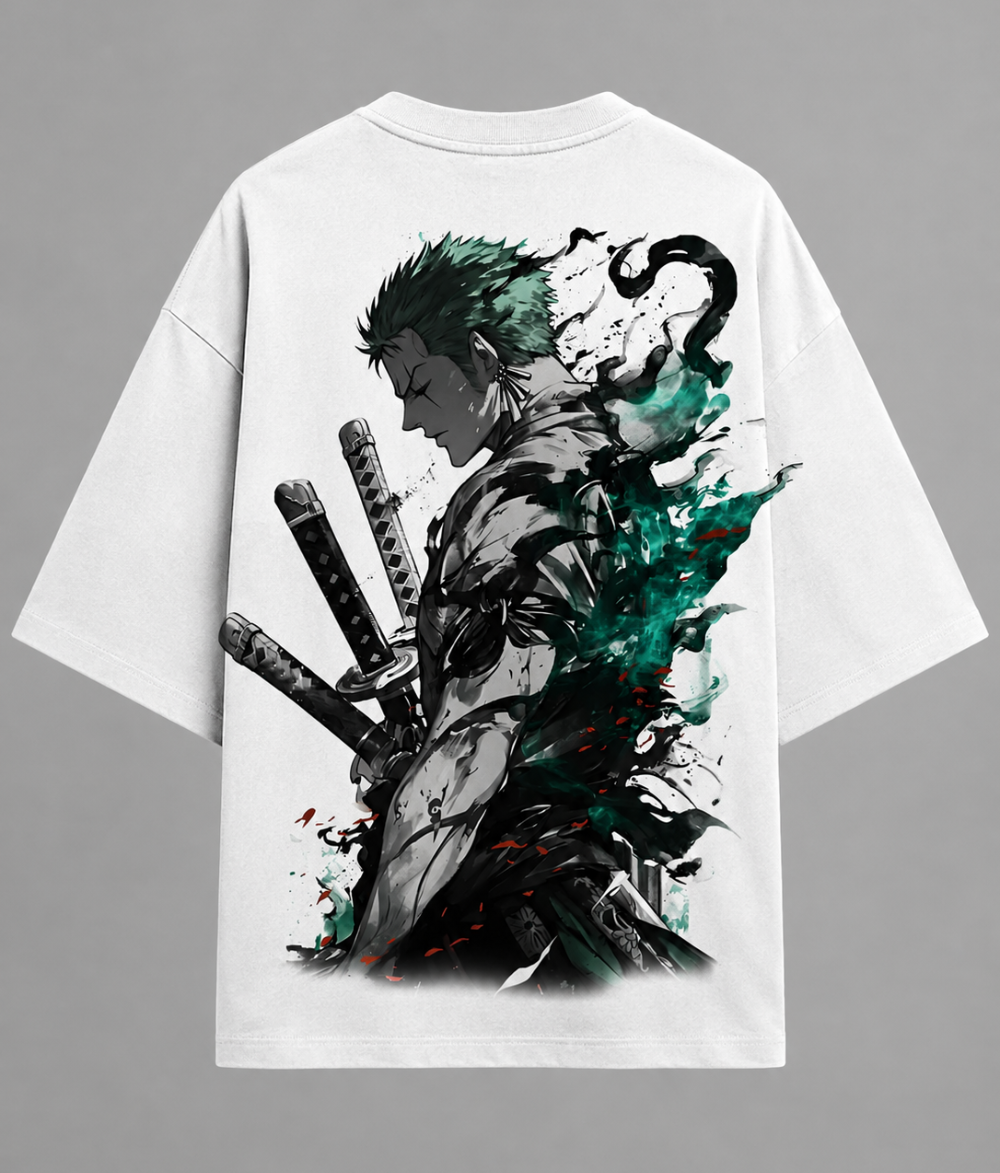 Anime Swordsman Graphic Print Men's T-Shirt