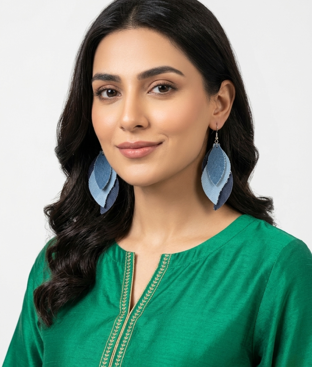 Coastal Gradient Petal Earrings