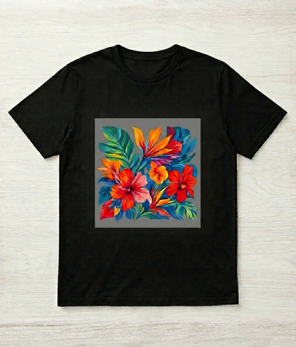 Tropical Paradise Bloom DTF Heat Transfer
